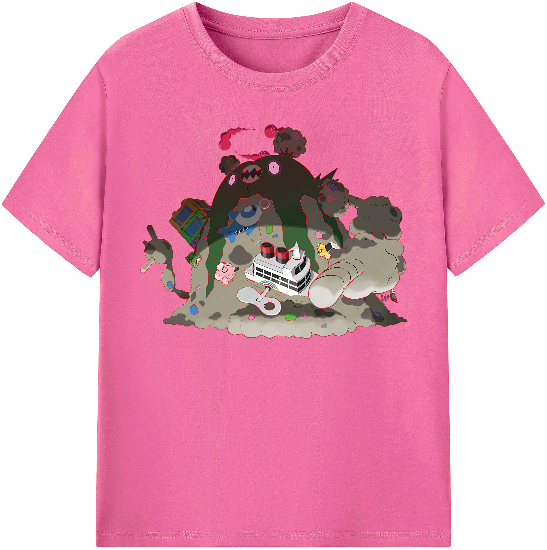 （画像用） ポケットモンスター Pokémon レディースカジュアルプリントTシャツ（綿100％）